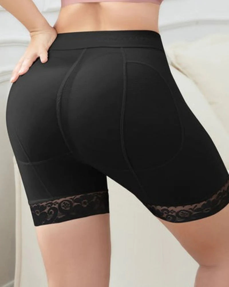 Women Black Butt Lifter Lace Seamless Body Shape Lifting Enhancer Control Panties