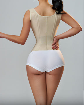 Entrenador de cintura para mujer Body Shaper Corset Chaleco Tank Top con huesos de acero