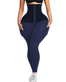 High Waist Compression Leggings With Pockets