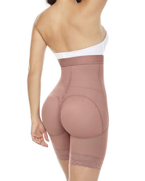 Ropa interior de compresión para mujer, pantalones cortos con Control de barriga y levantamiento de glúteos