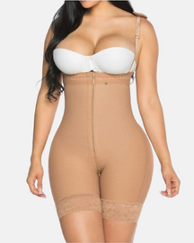 Firm Control Open Bust Full Body Shaper Bodysuit Shapewear