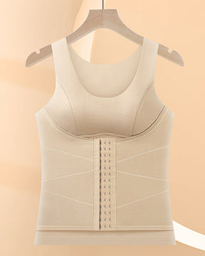 Thermal Body Breasted Tank Tops Slimming Body Shaper Sleeveless Vest with Bra