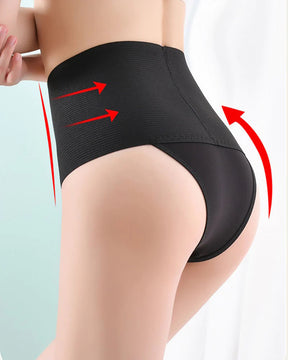 Mid Waist Panty Tummy Control Thongs Waist Trimmer Body Shaper