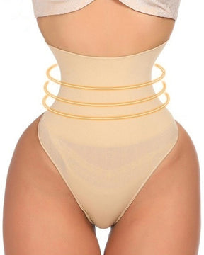 Women Slimming High Waist Tummy Control Girdle Thong Underwear Brief