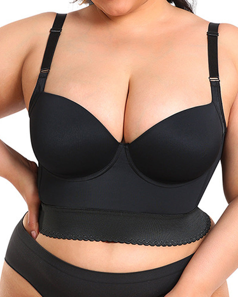 High Support Tank Top Shapewear Full Back Coverage Bra