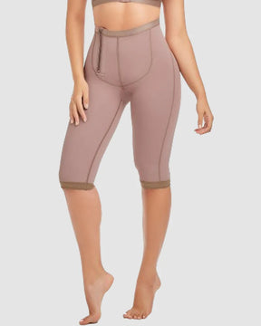 High Waist  Post-Surgical Knee Length Butt Lifter Shaping Shorts