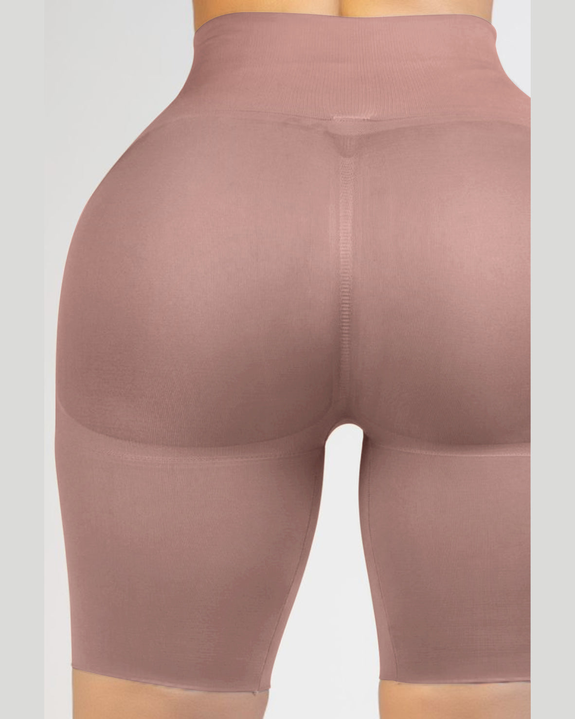 Pantalones cortos de fajas con levantamiento de glúteos y abdominoplastia de talle alto sin costuras