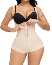 Firm Control Butt Lifter Tummy Control Lace Bodysuit Shapewear