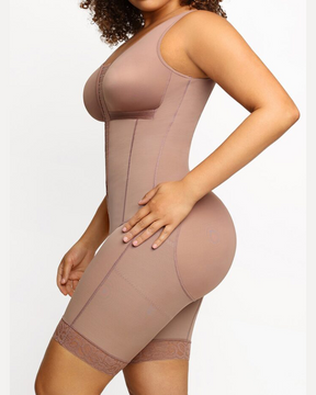 Full Body Tummy Control Hook and Eye Firm Compression Shapewear