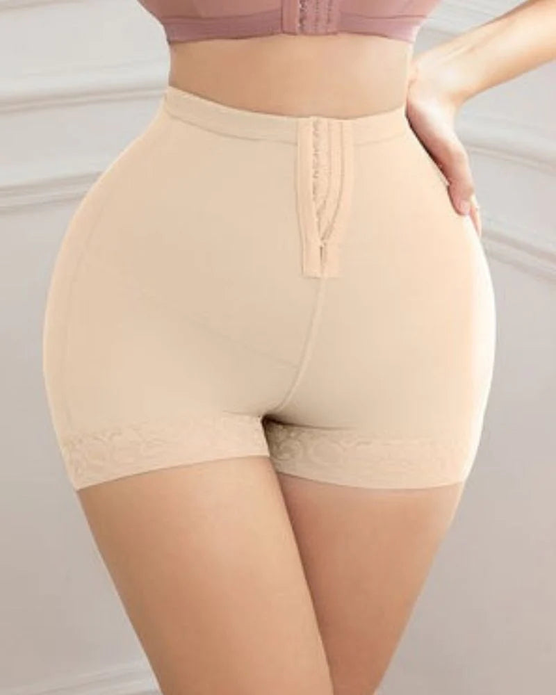 Pantalones cortos moldeadores para levantamiento de glúteos con reloj de arena para la parte inferior del vientre para mujer