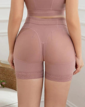 Women RosyBrown Tummy Control Body Shaper Butt Lifter Slimming Panties