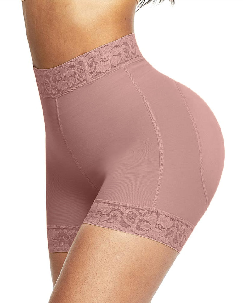 Mid-Waist Butt Lifter Shaping Shorts Tummy Control Underwear For Women