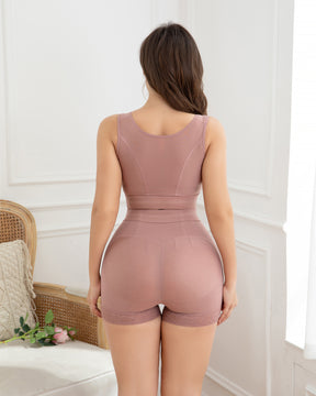 Women Butt Lifter Lace Seamless Body Shape Lifting RosyBrown Shapewear Underwear