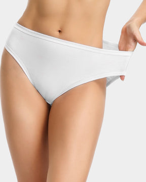 Ropa interior de talla grande CottonWhite de corte alto