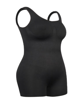 Faja moldeadora Bodusuit sin costuras hasta la mitad del muslo con control de barriga para mujer