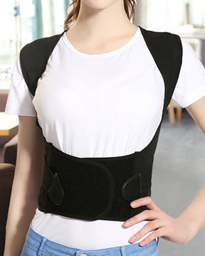 Adult Student Breathable Mesh Adjustable Back Support Posture Correction Belt