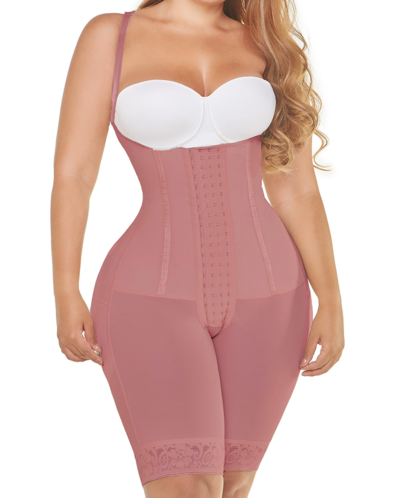 High Compression Hook and Eye Full Body Shaper Shapewear