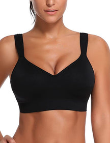 Seamless Yoga Sports Bras with Full Coverage