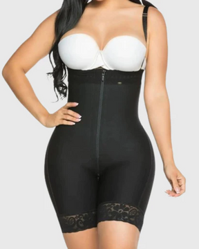 Firm Control Open Bust Full Body Shaper Bodysuit Shapewear