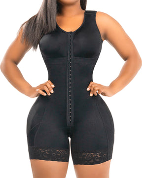 Faja de compresión doble de cuerpo completo etapa 2 con sujetador Shapewear