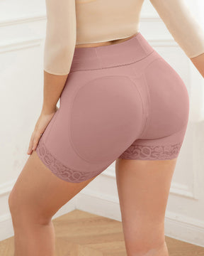 Women RosyBrown Tummy Control  Butt Lifter Short Slimming Panties