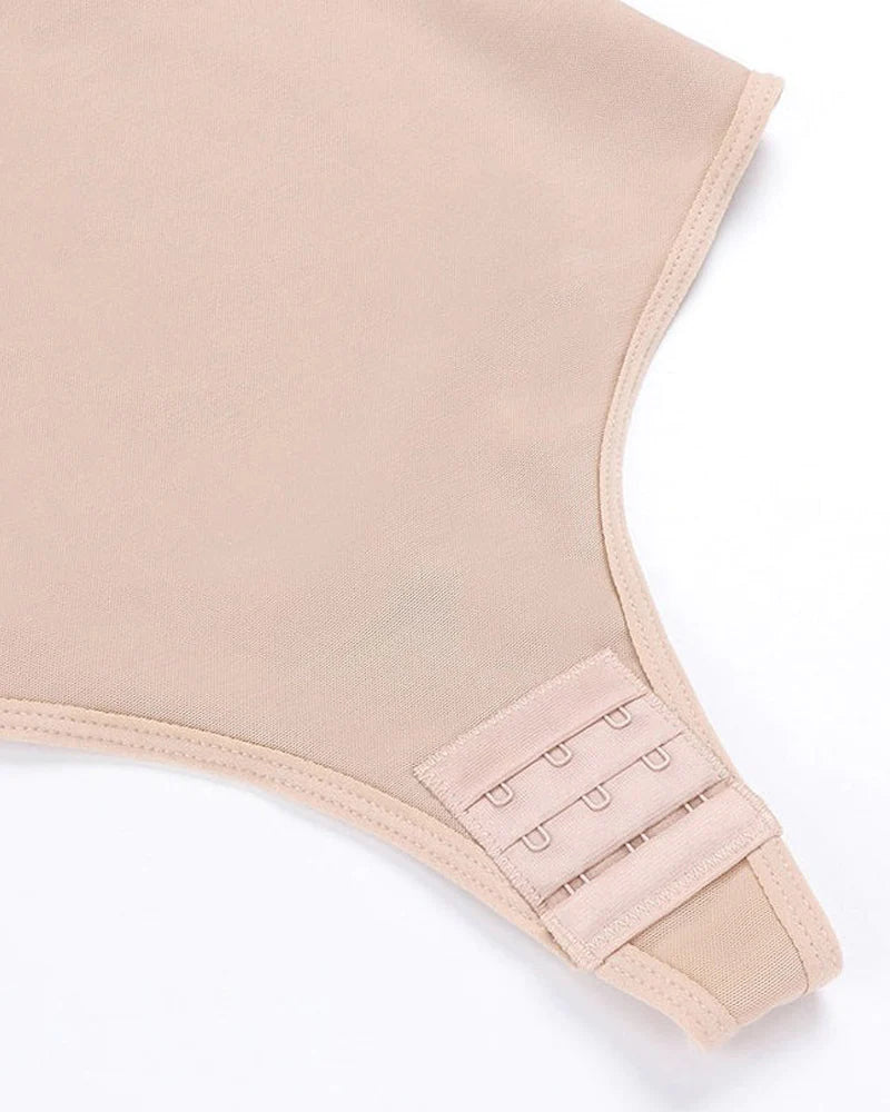 Body sin costuras con control de abdomen, tanga levantadora de glúteos, moldeador de cuerpo sin espalda