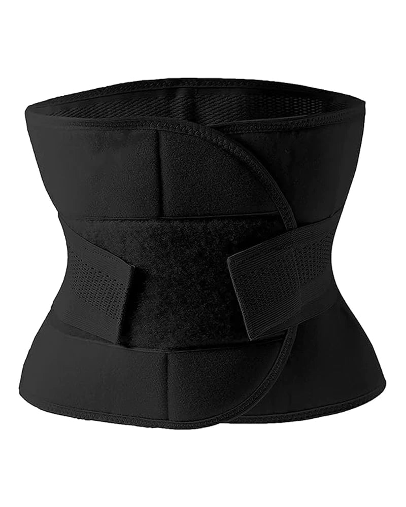 Women's Solid Color Stretchy Corset Slimming Velcro Waist Trainer