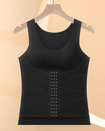 Thermal Body Breasted Tank Tops Slimming Body Shaper Sleeveless Vest with Bra