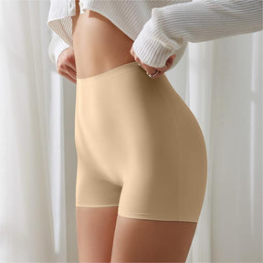 Solid Elastic Seamless Non-Slip Boyshorts Underwear