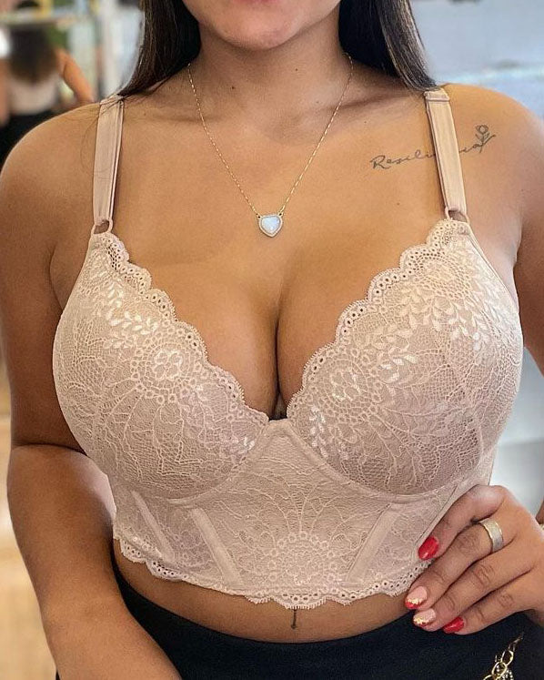 Women's Push Up Lace Shaper Bra