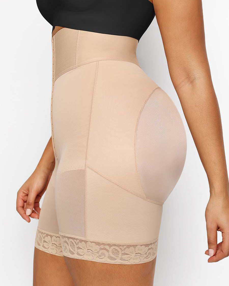 3 Boned Sculpt High Waist Tummy Control Booty Shorts