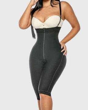 Slimming Thigh High Waist Shorts Body Shaper With Zipper