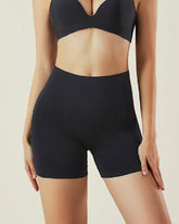 Seamless Solid Tummy Control Butt Lifting Shaping Shorts