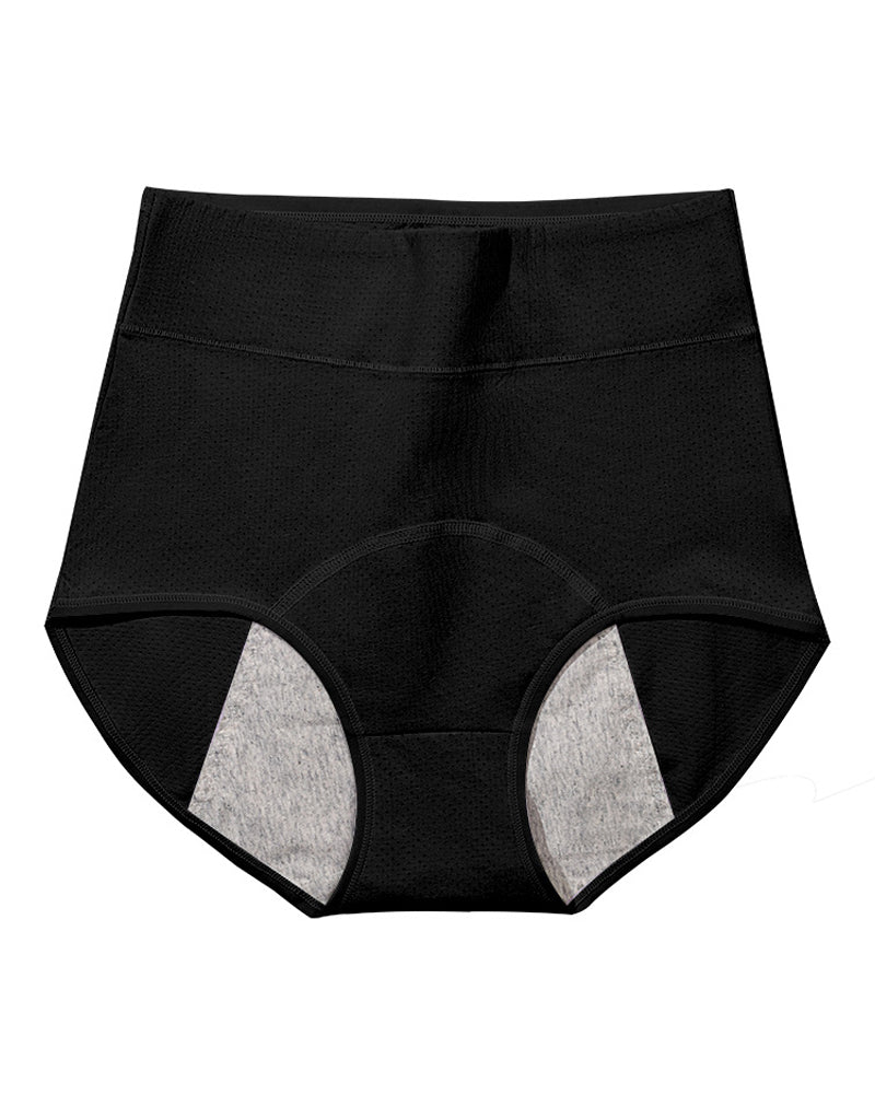 Menstrual Period Anti-Side Leakage Pure Cotton Breathable High Waist Menstrual Underwear