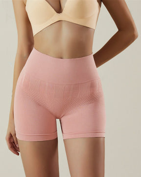 Seamless Solid Tummy Control Butt Lifting Shaping Shorts