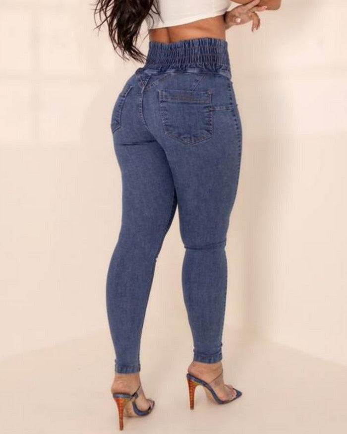 High Waisted Butt Lifting Skinny Jeans for Women