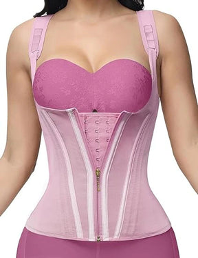 Waist Trainer for Women Body Shaper Corset Vest Tank Top with Steel Bones