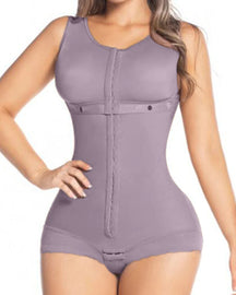 High Compression Full Bust Bodysuits Shapewear with Hook and Eye