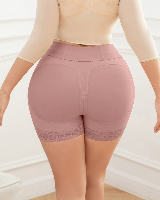 Women RosyBrown Tummy Control  Butt Lifter Short Slimming Panties