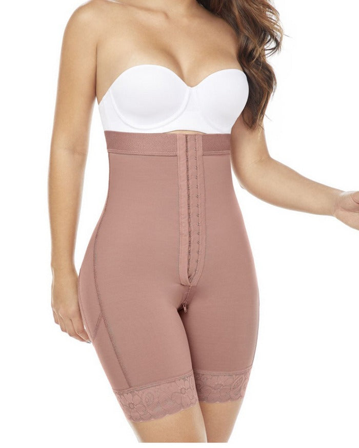 Ropa interior de compresión para mujer, pantalones cortos con Control de barriga y levantamiento de glúteos