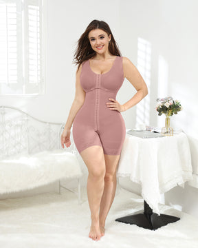 Rose Brown Extra Firm Compression Underwear Body Shaper for Women