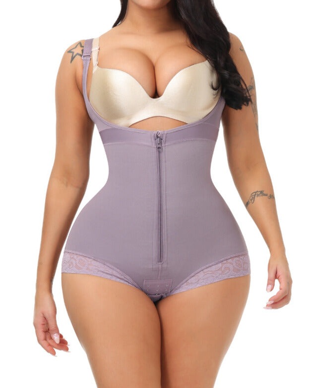 Firm Control Butt Lifter Tummy Control Lace Bodysuit Shapewear