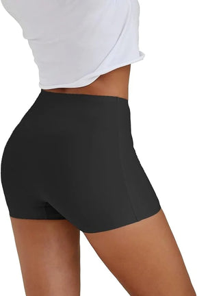 Solid Elastic Seamless Non-Slip Boyshorts Underwear