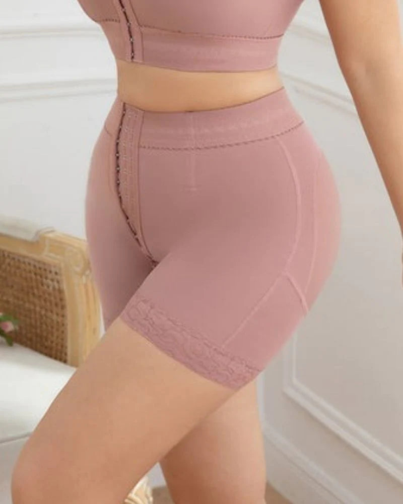 Mujeres RosyBrown Control de barriga Body Shaper Butt Lifter Bragas adelgazantes