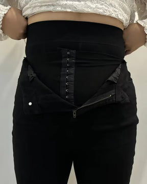 Jeans de cintura alta con spandex súper lipo