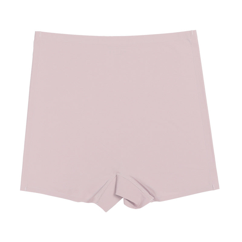 Solid Elastic Seamless Non-Slip Boyshorts Underwear