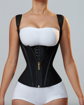 Waist Trainer for Women Body Shaper Corset Vest Tank Top with Steel Bones